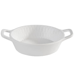 (60 sztuk) Miska - MINI - melamina - 70 ml - Ø 85 mm - z uchwytami do przenoszenia - biała