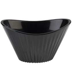 (48 sztuk) Miska - MINI - melamina - 70 ml - 95x55 mm - czarna