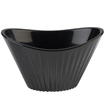 (48 sztuk) Miska - MINI - melamina - 70 ml - 95x55 mm - czarna - Prime Gastro