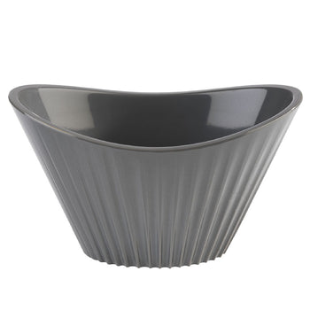 (48 sztuk) Miska - MINI - melamina - 70 ml - 95x55 mm - szara - Prime Gastro