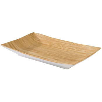 (6 sztuk) Taca - BAMBOO - Melamina - 210x130mm - Wysokość: 30mm - Prime Gastro