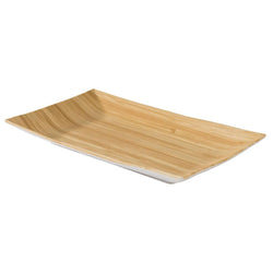(6 sztuk) Taca - BAMBOO - Melamina - 245x155mm - Wysokość: 30mm