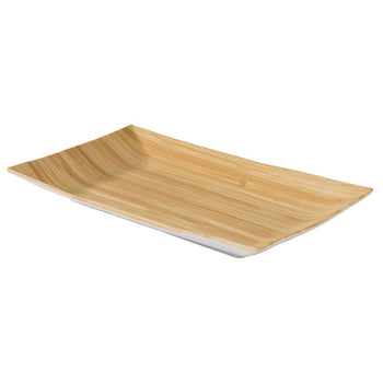 (6 sztuk) Taca - BAMBOO - Melamina - 245x155mm - Wysokość: 30mm - Prime Gastro