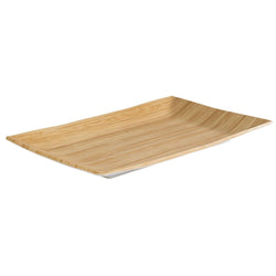 (6 sztuk) Taca - BAMBOO - melamina - 345 x 215 mm - wysokość: 30 mm