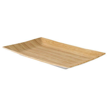 (6 sztuk) Taca - BAMBOO - melamina - 345 x 215 mm - wysokość: 30 mm - Prime Gastro