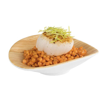 (6 sztuk) Miseczki - BAMBOO - melamina - 30 ml - białe - Prime Gastro