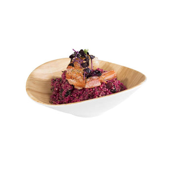 (6 sztuk) Miska - BAMBOO - melamina - 0,2 litra - 175x155 mm - biała - Prime Gastro