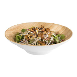 (6 sztuk) Miska - BAMBOO - melamina - 2 litry - Ø 305 mm - biała