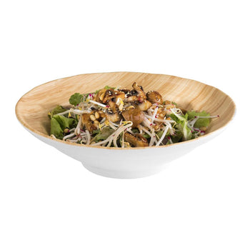 (6 sztuk) Miska - BAMBOO - melamina - 2 litry - Ø 305 mm - biała - Prime Gastro