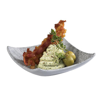 (24 sztuki) Miseczki - ELEMENT - melamina - 40 ml - szare - Prime Gastro