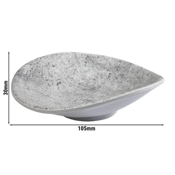 (24 sztuki) Miseczki - ELEMENT - melamina - 20 ml - szare - Prime Gastro