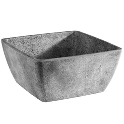 (6 sztuk) Miska - ELEMENT - Melamina - 1,5 litra - kwadratowa - szara