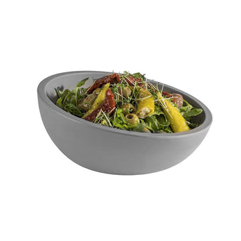 (6 sztuk) Miska - ELEMENT LOOK - Melamina - 0,7 litra - Ø 215 mm - Szary - Prime Gastro