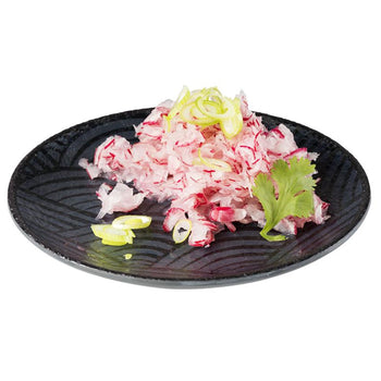 (6 sztuk) Talerze - DARK WAVE - melamina - Ø 145 mm - Prime Gastro