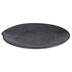 (6 sztuk) Talerze - DARK WAVE - melamina - Ø 220 mm
