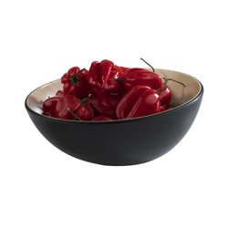 (6 sztuk) Miska - FRIDA - Melamina - 1 litr - Ø 215 mm - Czarny