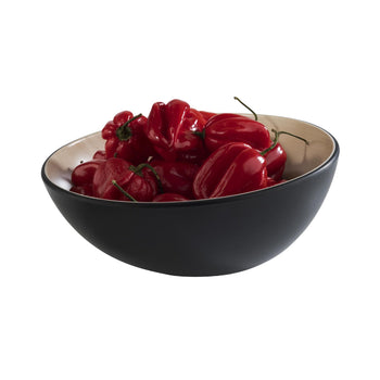 (6 sztuk) Miska - FRIDA - Melamina - 1 litr - Ø 215 mm - Czarny - Prime Gastro