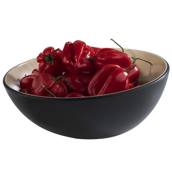 (6 sztuk) Miska - FRIDA - Melamina - 1 litr - Ø 215 mm - Czarny - Prime Gastro