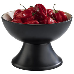 (6 sztuk) Miska - FRIDA - Melamina - 1 litr - Ø 215 mm - Czarny