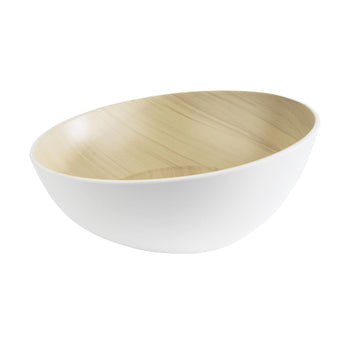 (6 sztuk) Miska - FRIDA - Melamina - 1,6 litra - Ø 250 mm - Biały - Prime Gastro