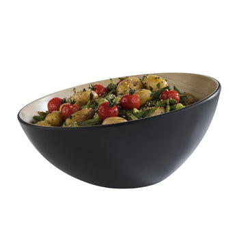 (6 sztuk) Miska - FRIDA - melamina - 2,6 litra - Ø 285 mm - czarna - Prime Gastro