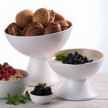 (6 sztuk) Stojaki - FRIDA - melamina - wysokość: 120 mm - pasują do misek i tac FRIDA - Prime Gastro