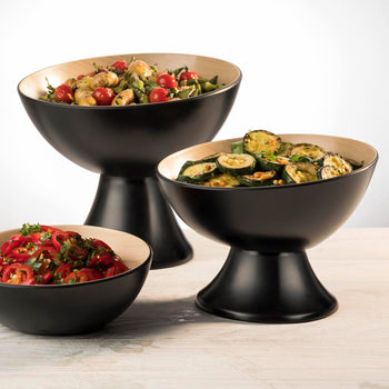 (6 sztuk) Podstawki - FRIDA - melamina - wysokość: 80 mm - pasują do miseczek i tac FRIDA - Prime Gastro