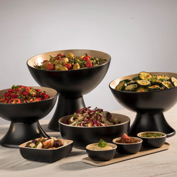 (6 sztuk) Stojaki - FRIDA - melamina - wysokość: 120 mm - pasują do misek i tac FRIDA - Prime Gastro