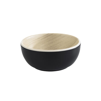 (6 sztuk) Miska - FRIDA - melamina - 0,1 litra - Ø 85 mm - czarna - Prime Gastro