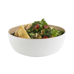 (6 sztuk) Miska - FRIDA - melamina - 1,8 litra - Ø 215 mm - biała