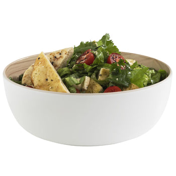 (6 sztuk) Miska - FRIDA - melamina - 1,8 litra - Ø 215 mm - biała - Prime Gastro