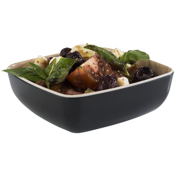 (6 sztuk) Miska - FRIDA - melamina - 0,37 litra - kwadratowa - czarna - Prime Gastro