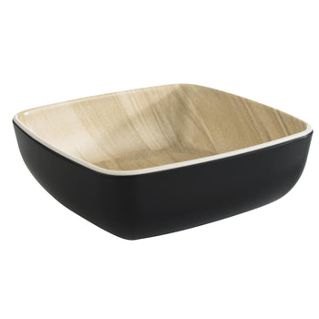 (6 sztuk) Miska - FRIDA - melamina - 0,37 litra - kwadratowa - czarna - Prime Gastro