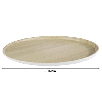 (6 sztuk) Taca - FRIDA - melamina - Ø 315 mm - wysokość: 25 mm - Prime Gastro