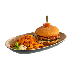 (6 sztuk) Miska - FRIDA - melamina - 1,2 litra - 335 x 210 mm - czarna