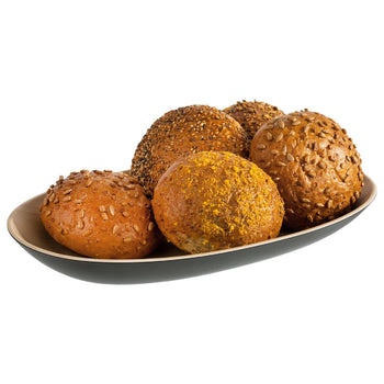 (6 sztuk) Miska - FRIDA - melamina - 1,2 litra - 335 x 210 mm - czarna - Prime Gastro