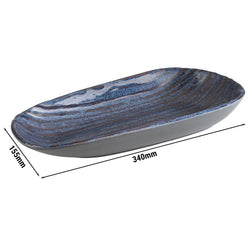 (6 sztuk) Talerze - głębokie - LOOPS - melamina - 340x155mm