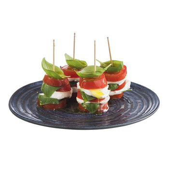 (6 sztuk) Talerz - płaski - LOOPS - melamina - Ø 220 mm - Prime Gastro