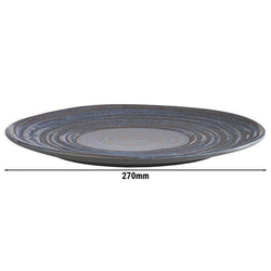 (6 szt.) Talerze - płaskie - LOOPS - melamina - Ø 270 mm