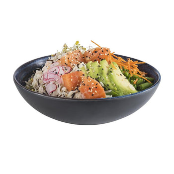 (6 sztuk) Miska - LOOPS - Melamina - 1 litr - Ø 205 mm - Niebieski - Prime Gastro