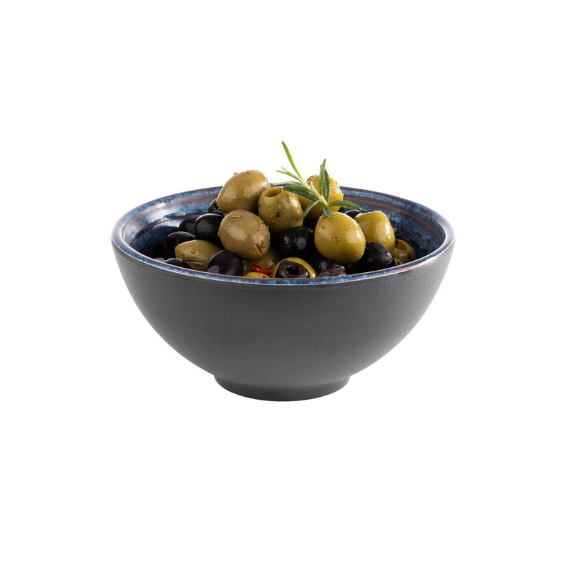 (6 sztuk) Miska - LOOPS - Melamina - 0,5 litra - Ø 150 mm - Niebieski