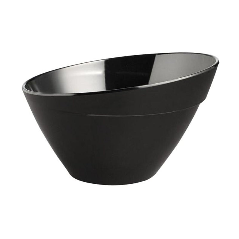 (6 sztuk) Miska - BALANCE - Melamina - 2,5 litra - Ø 245 mm - Czarny