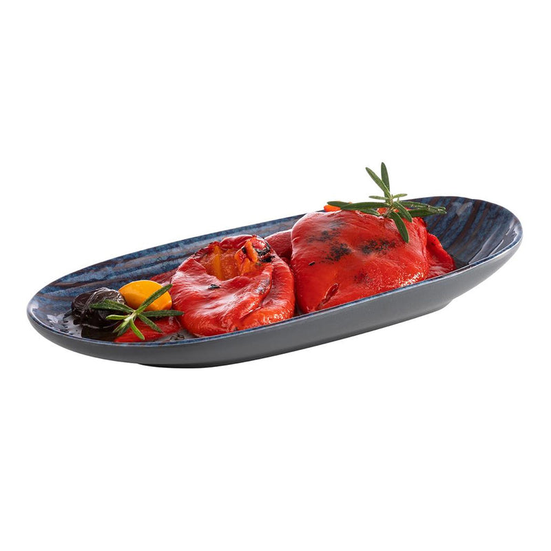 (6 sztuk) Talerze - płaskie - LOOPS - melamina - 280x135mm