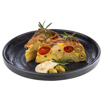 (6 sztuk) Talerze - płaskie - LOOPS - melamina - Ø 230 mm - Prime Gastro