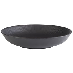 (6 sztuk) Miska - NERO - Melamina - 0,8 litra - Ø 225 mm - Czarny