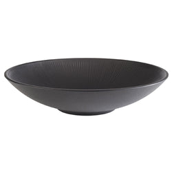 (6 sztuk) Miska - NERO - Melamina - 2,2 litra - Ø 300 mm - Czarny