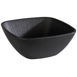 (6 sztuk) Miska - NERO - melamina - 1,5 litra - kwadratowa - czarna