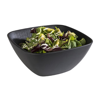 (6 sztuk) Miska - NERO - melamina - 3,5 litra - kwadratowa - czarna - Prime Gastro