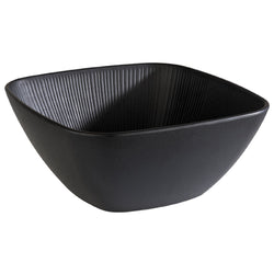 (6 sztuk) Miska - NERO - melamina - 3,5 litra - kwadratowa - czarna