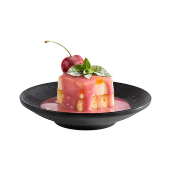 (6 sztuk) Talerze - NERO - melamina - Ø 150 mm - Prime Gastro